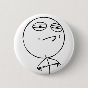 De uitdaging aanvaardde knoop van de Guy Ronde Button 5,7 Cm