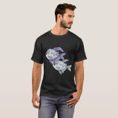 De uitdaging van het vissen, zee en rivier, met ee t-shirt (Voorkant volledig)