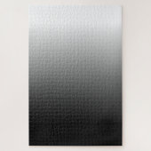 De uitdaging van White to Black Gradient Ombre Legpuzzel (Verticaal)