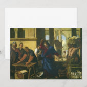 De uitdrijving van de geldwisselaars door Jezus (Voorkant / Achterkant)