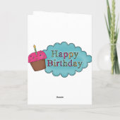 De uitdrukkelijke Verjaardag Kaart (Achterkant)