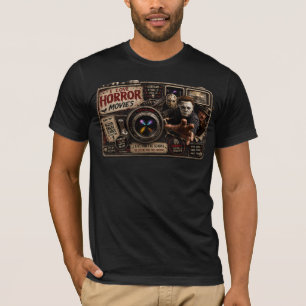De UITEINDELE Horreur VINTAGE Camera In ULTRA 3D T-shirt