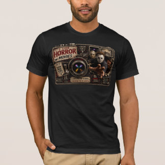 De UITEINDELE Horreur VINTAGE Camera In ULTRA 3D T-shirt