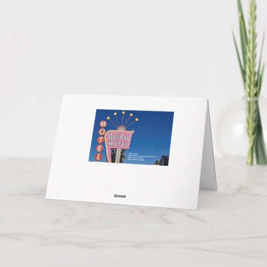 De uiteindelijke kaart van de VAKANTIE! (Achterkant)