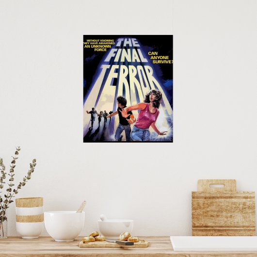 De uiteindelijke terreur poster (Keuken)