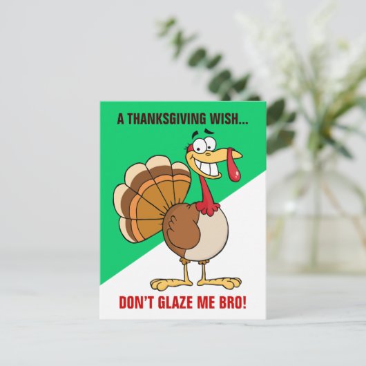 De uiteindelijke Thanksgiving van een gedoemd Turk Feestdagenkaart (Staand voorkant)