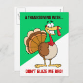 De uiteindelijke Thanksgiving van een gedoemd Turk Feestdagenkaart (Voorkant / Achterkant)