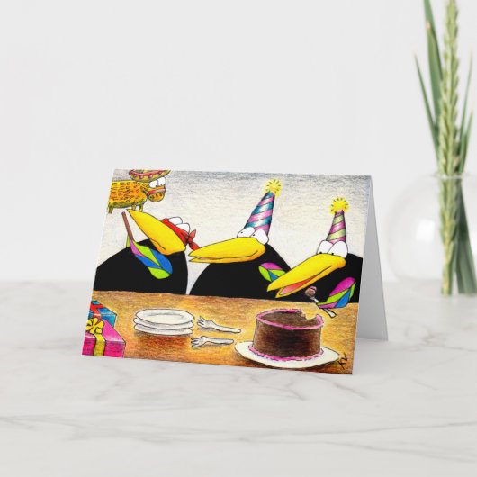 De Uiteinden van de calorie voor Verjaardag kraait Kaart (Voorkant)