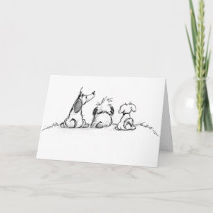 De uiteinden van het puppy kaart