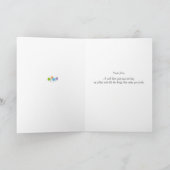 De uiterst kleine Gelukkige 80ste Verjaardag van Kaart (Binnen)