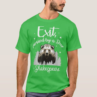 De uitgang die door het Manuscript van Shakespeare T-shirt