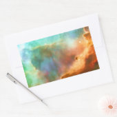 De uitgebreide regio Omega Nebula Rechthoekige Sticker (Envelop)