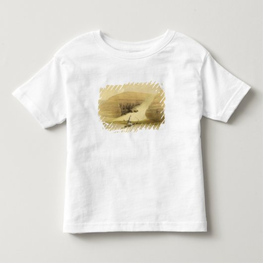De uitgegraven tempel van Abu Simbel uit "Egypte e Kinder Shirts (Voorkant)