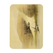 De uitgegraven tempel van Abu Simbel uit "Egypte e Magneet (Verticaal)