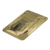 De uitgegraven tempel van Gysha, Nubia, uit "Egypt Magneet (Linkerzijde)