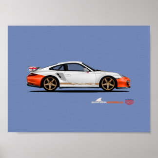 De uitgelande machine poster