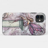 De uitkijk fantasie fee kunst Case-Mate iPhone case (Achterkant (horizontaal))