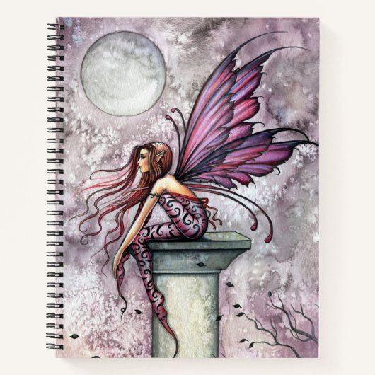 De uitkijkfee Fantasy-kunst van Molly Harrison Notitieboek (Voorkant)
