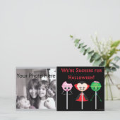 De Uitlopers van Halloween Feestdagenkaart (Staand voorkant)