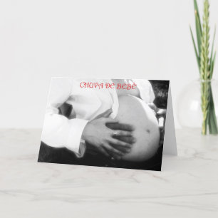 De uitnodiging die van het baby shower een baby