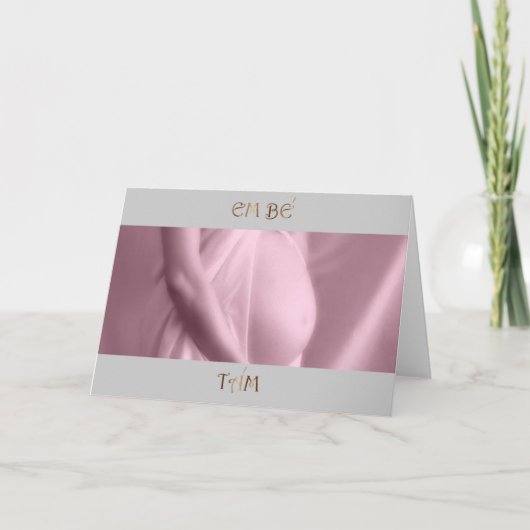 De uitnodiging die van het baby shower een baby (Voorkant)