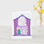 'De Uitnodiging' mooi geïllustreerde gedichtenkaar Kaart (Gele Bloem)