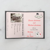 De Uitnodiging of bewaren-de-Datum LAS VEGAS van (Binnen)