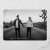 De uitnodiging tot Folie Datum opslaan (Voorkant)