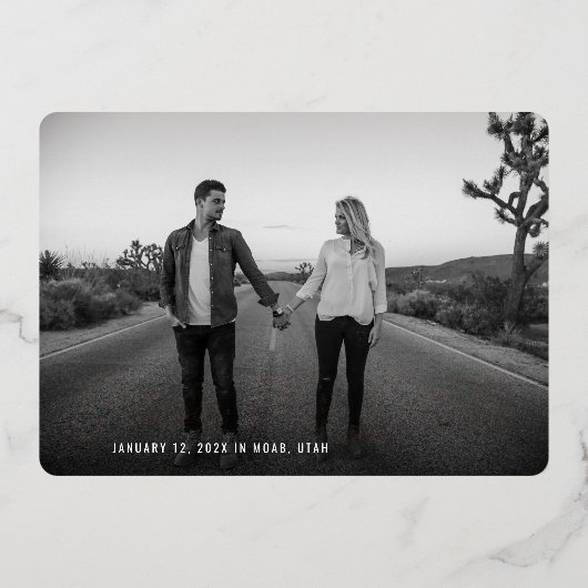 De uitnodiging tot Folie Datum opslaan (Voorkant)