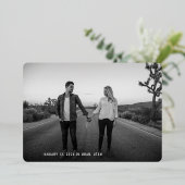 De uitnodiging tot Folie Datum opslaan (Staand Voorkant)