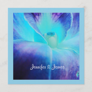 De uitnodiging tot het blauwe orchidee huwelijk