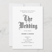 De uitnodiging tot weduwschap via het huwelijk (Voorkant)