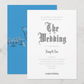 De uitnodiging tot weduwschap via het huwelijk (Voorkant / Achterkant)