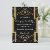 De uitnodiging van 1920 van de met de NYE geassoci (Staand voorkant)