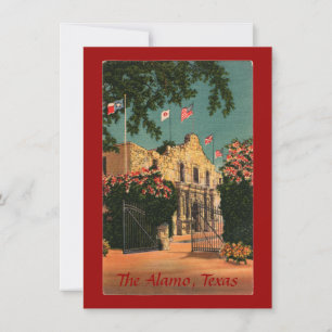 De uitnodiging van Alamo Texas