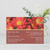 De uitnodiging van bruid en bruid. (Staand voorkant)