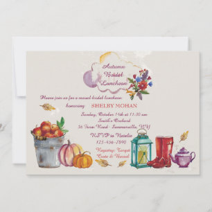 De Uitnodiging van de Afbeeldingen van de herfst