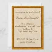 De Uitnodiging van de Afstuderen van de verzorging (Achterkant)