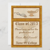 De Uitnodiging van de Afstuderen van de verzorging (Voorkant)