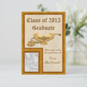 De Uitnodiging van de Afstuderen van de verzorging (Staand voorkant)