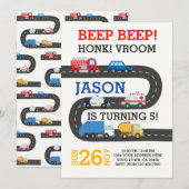 De Uitnodiging van de Auto van de Stad, 100% aanpa (Voorkant / Achterkant)