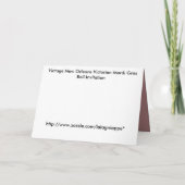 De Uitnodiging van de Bal van Gras van Mardi (Achterkant)