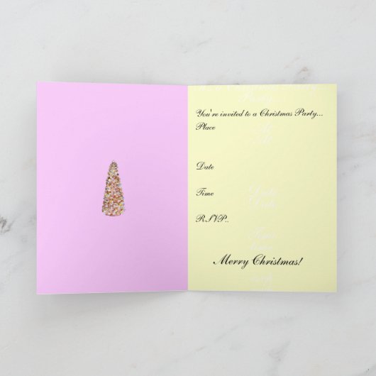 De uitnodiging van de Bal van Kerstmis (Binnen)