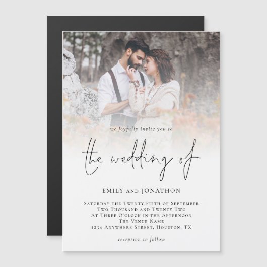 De Uitnodiging van de Band van het Manuscript van (Voorkant / Achterkant)