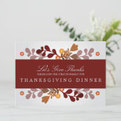 De Uitnodiging van de Banner van de herfst (Staand voorkant)