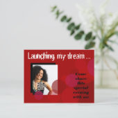 De Uitnodiging van de Bedrijfs van de Geluk van de Briefkaart (Staand voorkant)