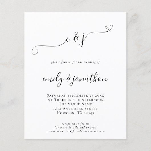 De Uitnodiging van de Bieden van het Manuscript QR (Voorkant)