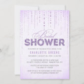 De Uitnodiging van de Bridal van de Glitter van he (Voorkant)