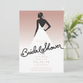 De uitnodiging van de Bridal van de Groot (Staand voorkant)