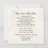 De Uitnodiging van de Bridal van de Rozen van het  (Achterkant)